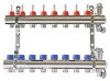 Collecteur PCBT 8 départs en laiton chromé