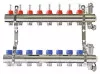 Collecteur PCBT 8 départs en laiton chromé
