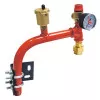 Potence orientable équipée pour vase d'expansion