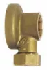 Applique MAL simple avec écrou pour collet battu brossée ø14 15/21