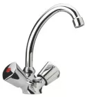 Mélangeur de lavabo bec haut Primo chromé - classique avec vidage