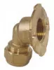 Coude sanitaire femelle à 105° à compression PER ø12-15/21