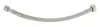 Flexible sanitaire 1 écrou tournant femelle 15/21 - 1 raccord mâle 15/21 - Longueur 300 mm - DN8