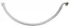 Flexible sanitaire 1 raccord mâle 15/21 - 1 coude écrou tournant femelle 15/21 - Longueur 1000mm -DN10