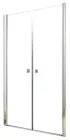 Paroi de douche portes saloon verre transparent SELYNA 90cm