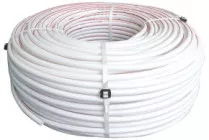 Tube PER BAO nu blanc avec liseret rouge ø12 240m