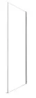Retour fixe verre transparent SELYNA 90cm