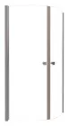 Paroi de douche quart de cercle verre transparent SELYNA 90cm