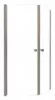 Paroi de douche quart de cercle verre transparent SELYNA 90cm