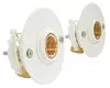 FIXOPLAC PER ø12 - F15/21 Bain-douche plaque ALVÉOLAIRE raccords coudés à glissement 