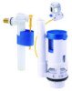 Mécanisme complet à double poussoir à câble avec robinet latéral