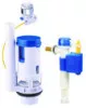 Mécanisme complet à double poussoir à câble avec robinet réversible