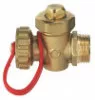 Robinet de vidange laiton brut M15/21 à boisseau et presse étouppe