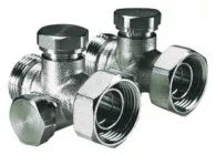 Vanne en H monotube/bitude raccordement au sol 3/4EK-20/27
