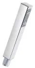 Douchette carrée anticalcaire monojet laiton 28mm 