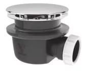 Bonde de douche horizontale extra-plate ø90 - VALENTIN