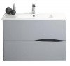 Meuble VELOURSà suspendre 70cm gris - BATHROOM THERAPY