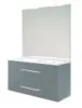 Meuble NEW YORK à suspendre 120cm gris mat