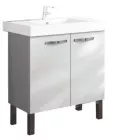 Meuble PMR 80cm 2 portes ergo - NEOVA