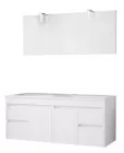 Meuble LUMPUR à suspendre 120cm miroir suspendu