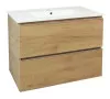 Meuble OSLO à suspendre 2 tiroirs 80cm bois
