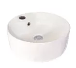 Vasque à poser ronde ø40x16 cm blanche