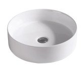Vasque à poser ronde ø39,5x11,5 cm blanche