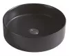 Vasque à poser ronde ø39,5x11,5 cm noire