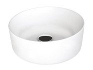 Vasque à poser ronde ø38x13,5 cm blanche