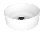 Vasque à poser ronde ø38x13,5 cm blanche
