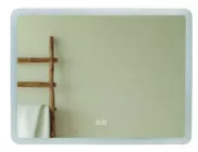 Miroir LED Athènes 80X60cm contours givrés 