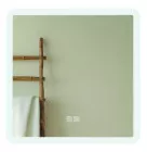 Miroir LED Athènes 60X60cm contours givrés
