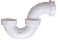Siphon de bidet plastique blanc ø32
