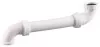 Tubulure déportée pour siphon de lavabo PMR blanc - VALENTIN