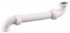 Tubulure déportée pour siphon de lavabo PMR blanc - valentin