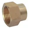 Manchon réduit laiton brut double femelle 26/34-15/21- 240G