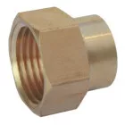 Manchon réduit laiton brut double femelle 26/34-20/27 - 240G