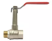 Vanne à sphère à rehausse mâle femelle 15/21 V490 à manette plate