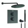 Pack thermostatique de douche à encastrer noir mat Fact'Ory  Inside