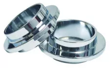 Bague décor chromée 13 à 17mm