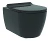 Cuvette suspendue sans bride noir mat