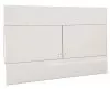 Plaque de commande 3/6 litres carrée blanche 
