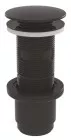 Bonde de lavabo clic clac universelle noire - VALENTIN