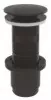 Bonde de lavabo clic clac universelle noire - VALENTIN