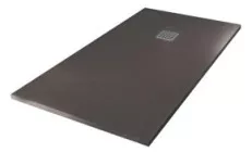 Receveur de douche résine de synthèse MINA gris anthracite 90x180