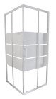 Paroi de douche accès d'angle AUMEA 80cm