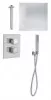 Pack thermostatique de douche à encastrer Cuadr'O 