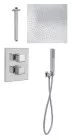 Pack thermostatique de douche à encastrer Cuadr'O 