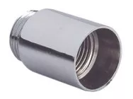 Raccord de bec chromé mâle femelle 22/100