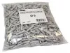 Cheville plastique à collerette pour matériaux pleins 6mm